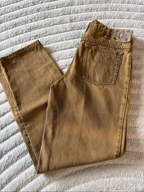 Tan Brown denim Jeans